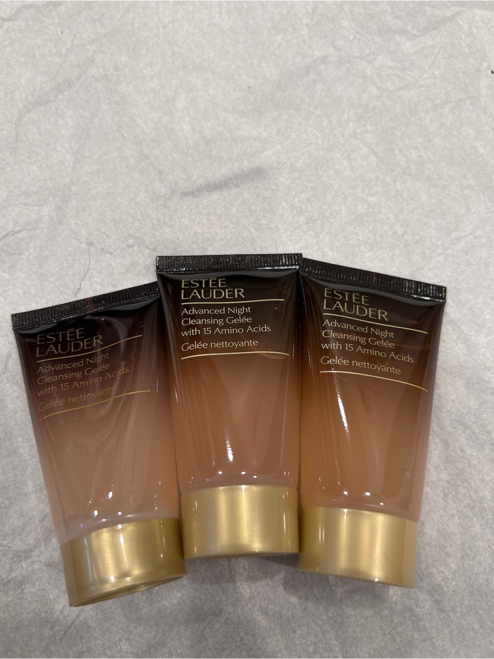 Estée Lauder Brown and Gold Travel Cleansing Gelée Trio
